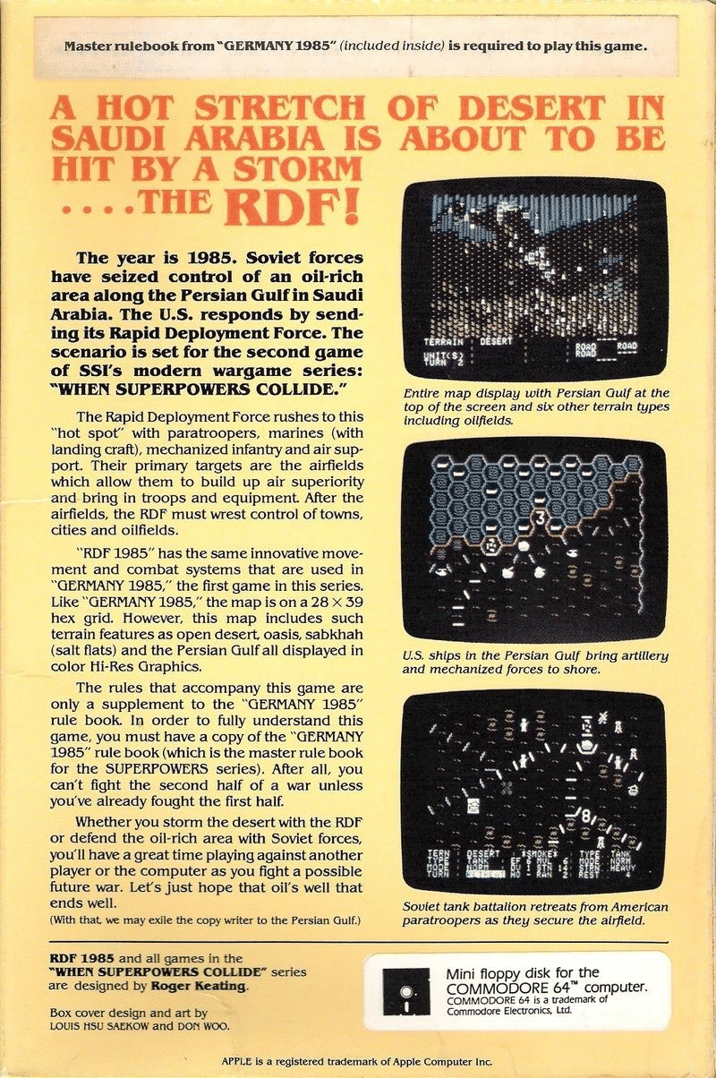 F-18 Hornet box art for Commodore 64